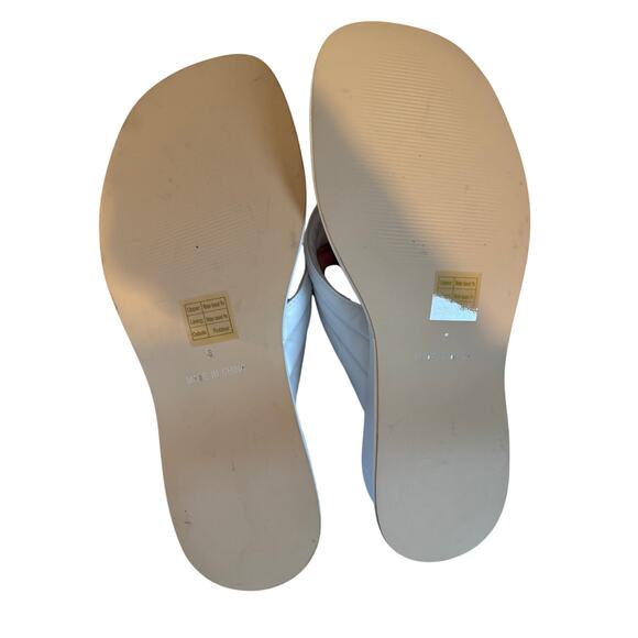 Princess Polly White Pump It Up Platform Sandals Size 9 - Picture 8 of 9